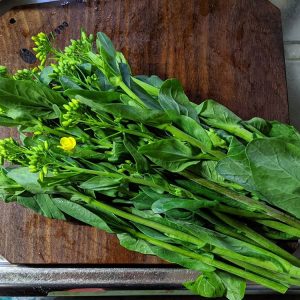 菜の花と鳥のカレー